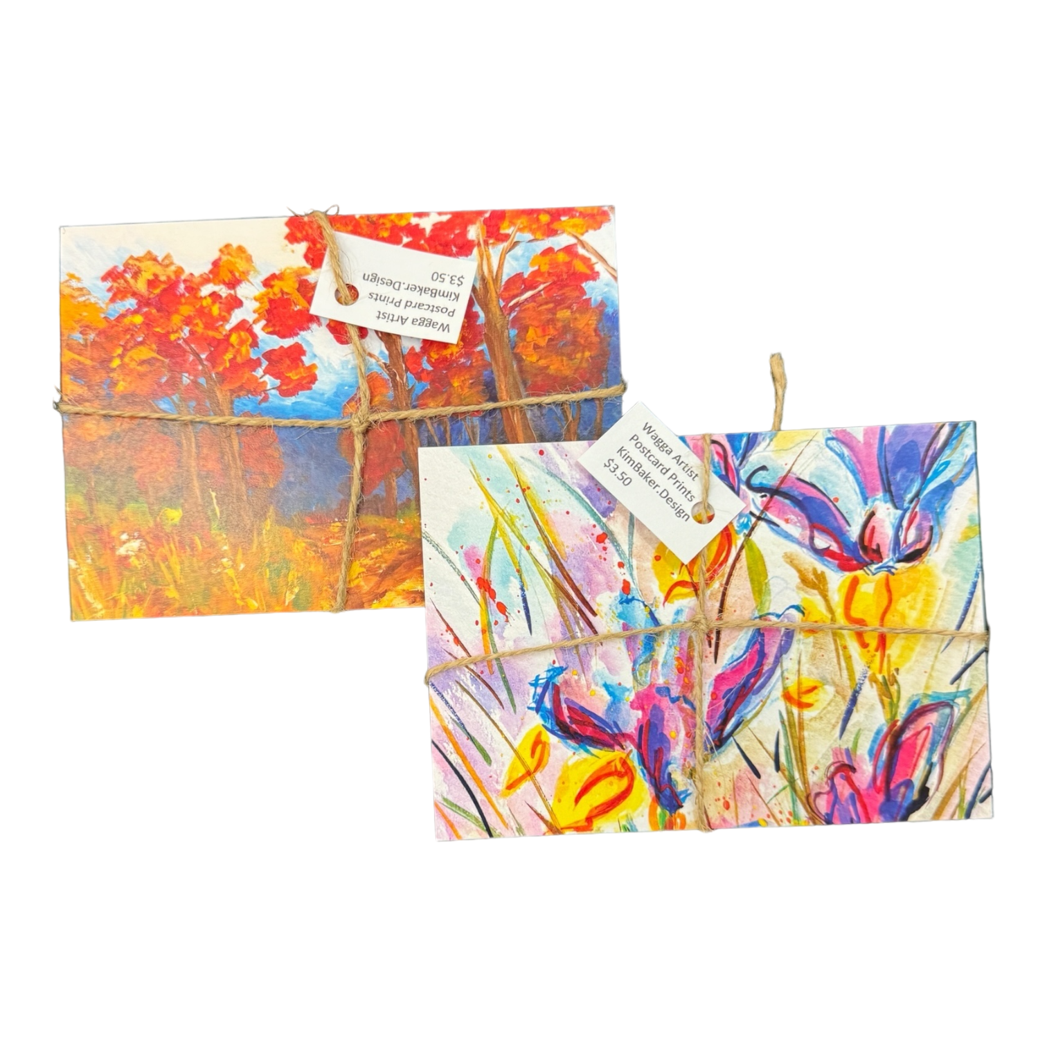 Original Art Postcards - Kim Baker Artist