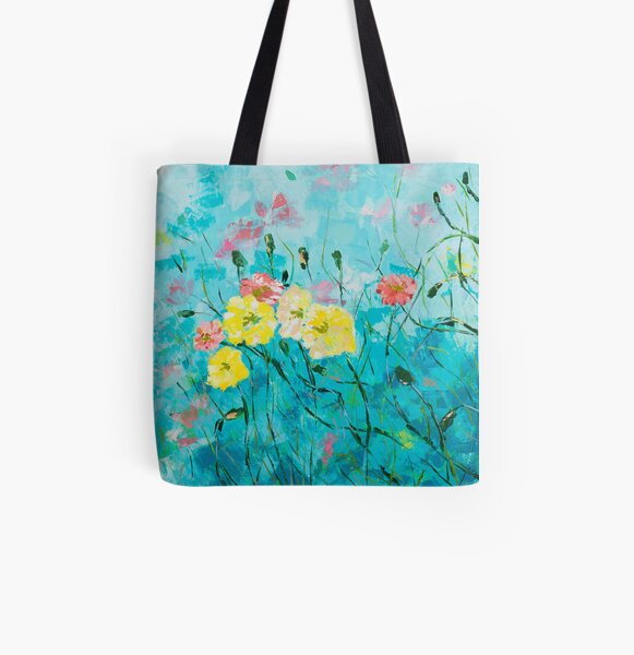 Poppy Field – Art Tote Bag by Maggie Deall