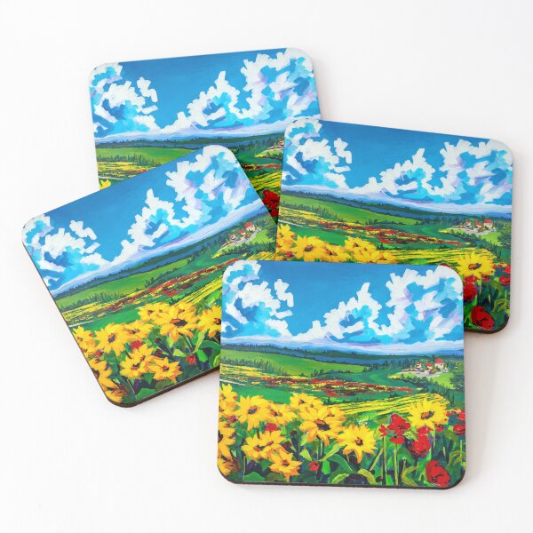 St Puy - Coaster Set by Maggie Deall