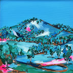 Rebecca Gornall’s vibrant new Riverina landscapes debut at the Sydney Affordable Art Fair—bold, colourful works that celebrate country life with warmth and joy.