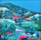 Rebecca Gornall’s vibrant new Riverina landscapes debut at the Sydney Affordable Art Fair—bold, colourful works that celebrate country life with warmth and joy.