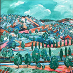 Rebecca Gornall’s vibrant new Riverina landscapes debut at the Sydney Affordable Art Fair—bold, colourful works that celebrate country life with warmth and joy.