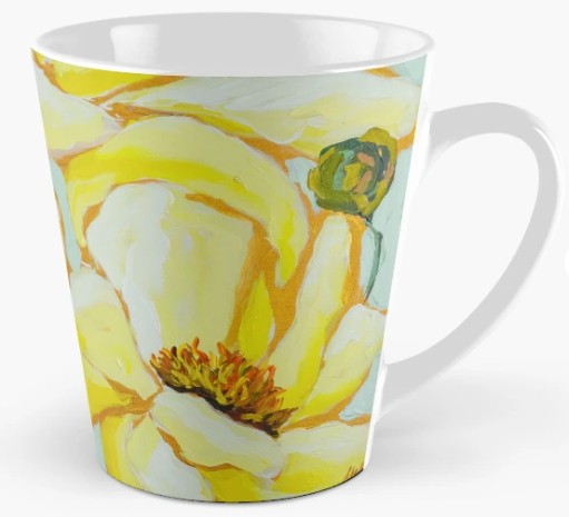 Sunshine Peonies - Art Mug