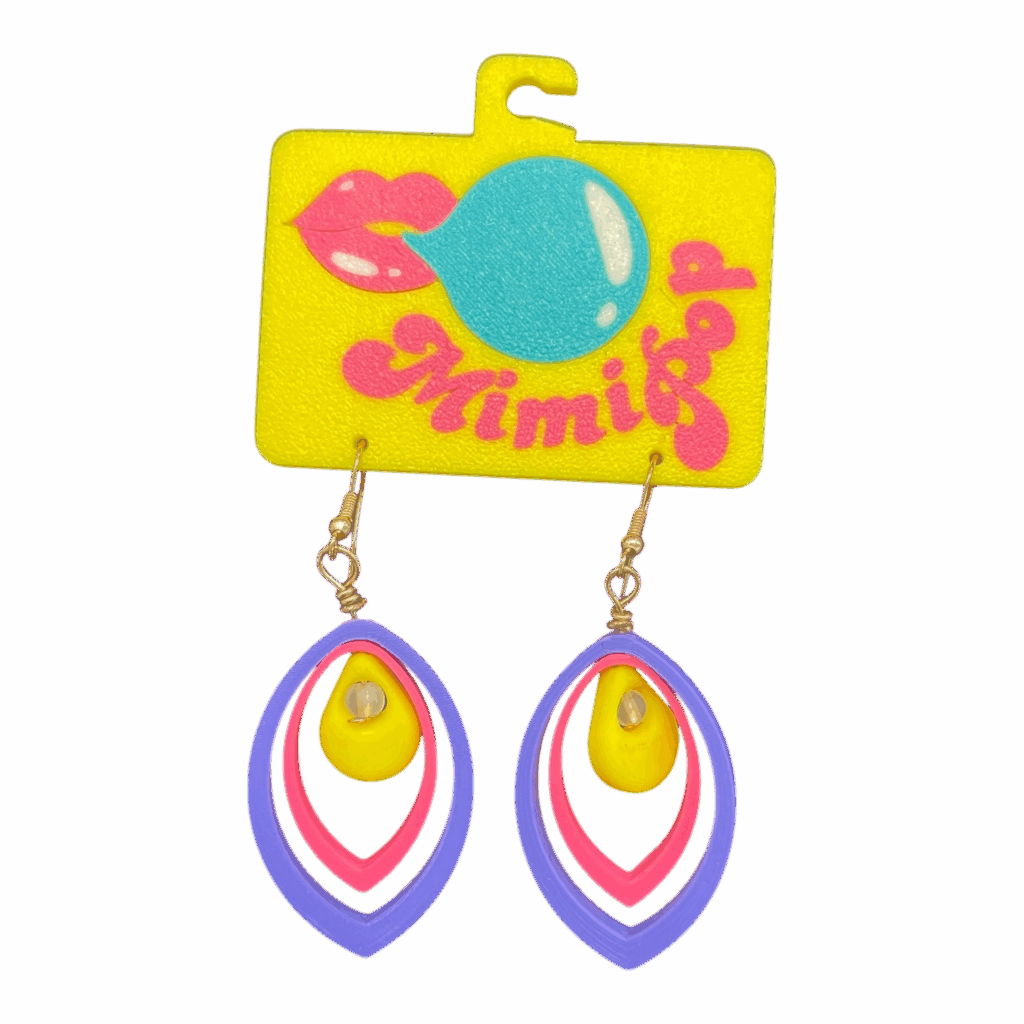 Turn up the fun with Mimipop’s 3D printed earring collection! Bright, bold, and lightweight statement pieces that bring colour and joy to every outfit.