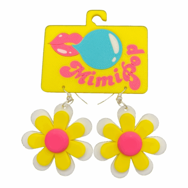 Turn up the fun with Mimipop’s 3D printed earring collection! Bright, bold, and lightweight statement pieces that bring colour and joy to every outfit.