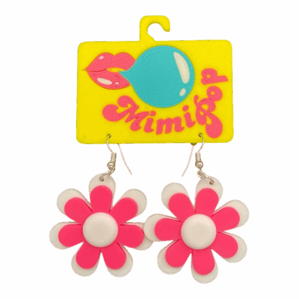 Turn up the fun with Mimipop’s 3D printed earring collection! Bright, bold, and lightweight statement pieces that bring colour and joy to every outfit.