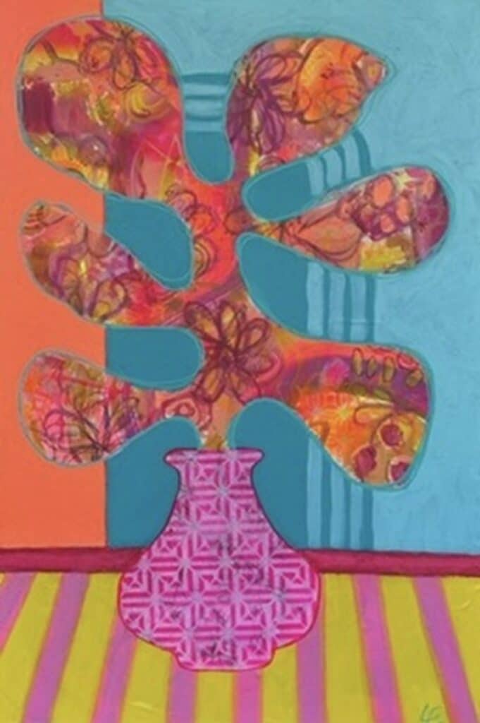 Discover Lindy Farley’s Hothouse Flowers collection—vibrant mixed media florals bursting with colour, energy, and joy. Australian art at its finest.