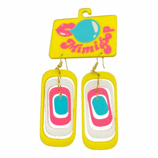 Turn up the fun with Mimipop’s 3D printed earring collection! Bright, bold, and lightweight statement pieces that bring colour and joy to every outfit.