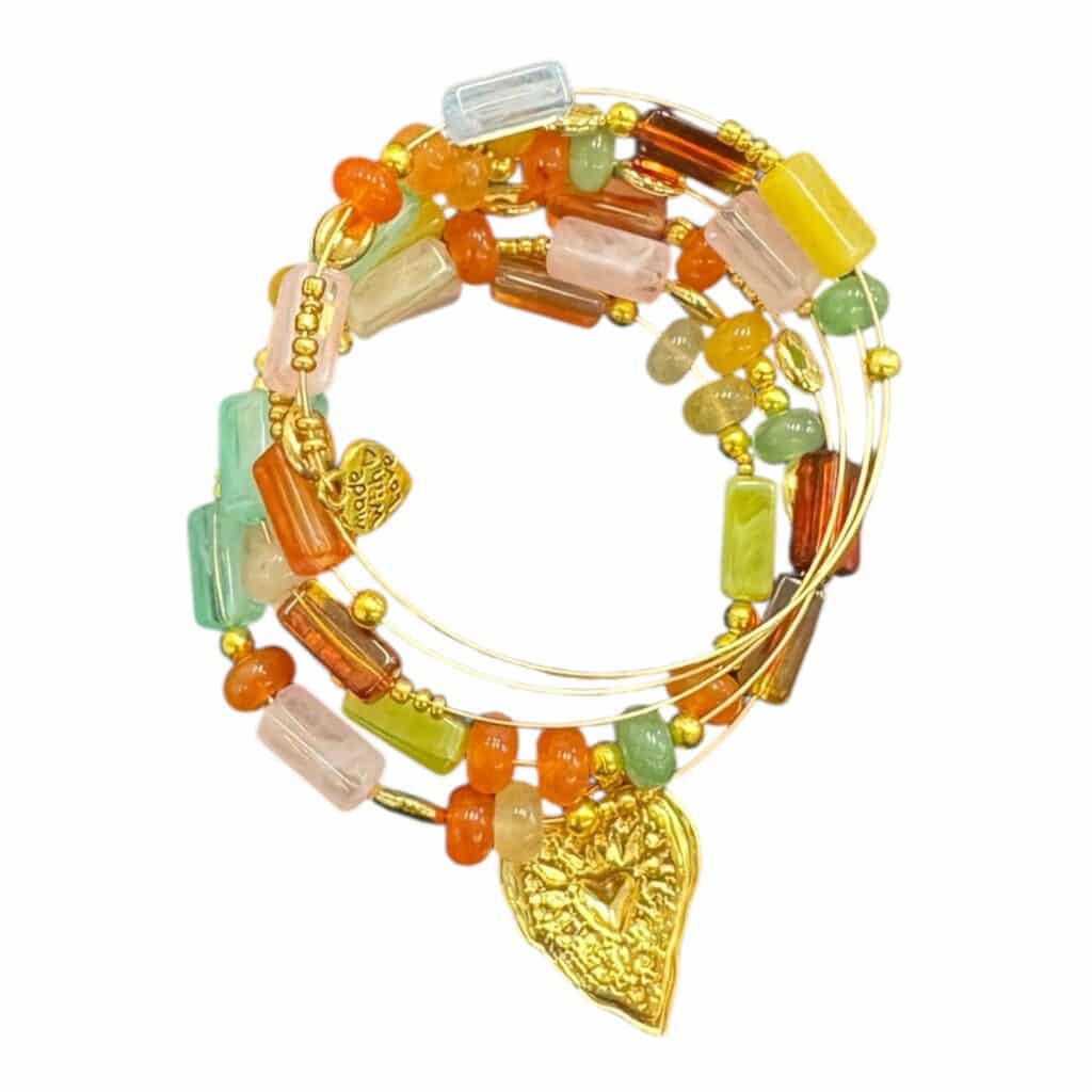 Glow with warmth and colour — the Sunset Glow Bracelet captures the beauty of golden hours in radiant gemstones and gold.