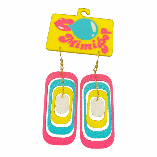 Turn up the fun with Mimipop’s 3D printed earring collection! Bright, bold, and lightweight statement pieces that bring colour and joy to every outfit.