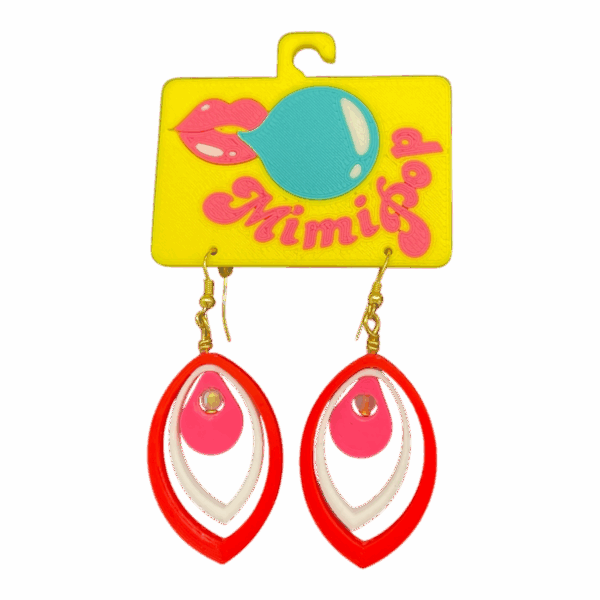 Turn up the fun with Mimipop’s 3D printed earring collection! Bright, bold, and lightweight statement pieces that bring colour and joy to every outfit.