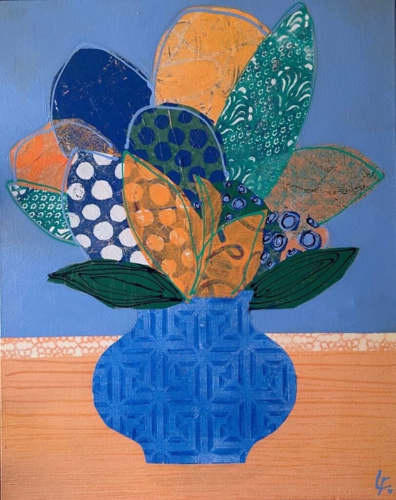 Discover Lindy Farley’s Hothouse Flowers collection—vibrant mixed media florals bursting with colour, energy, and joy. Contemporary Australian art at its finest